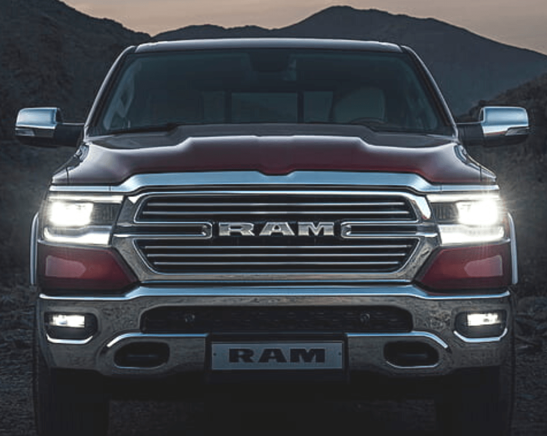 2019 2023 Ram 1500 LED Mid Trim headlights 1 carplaynav